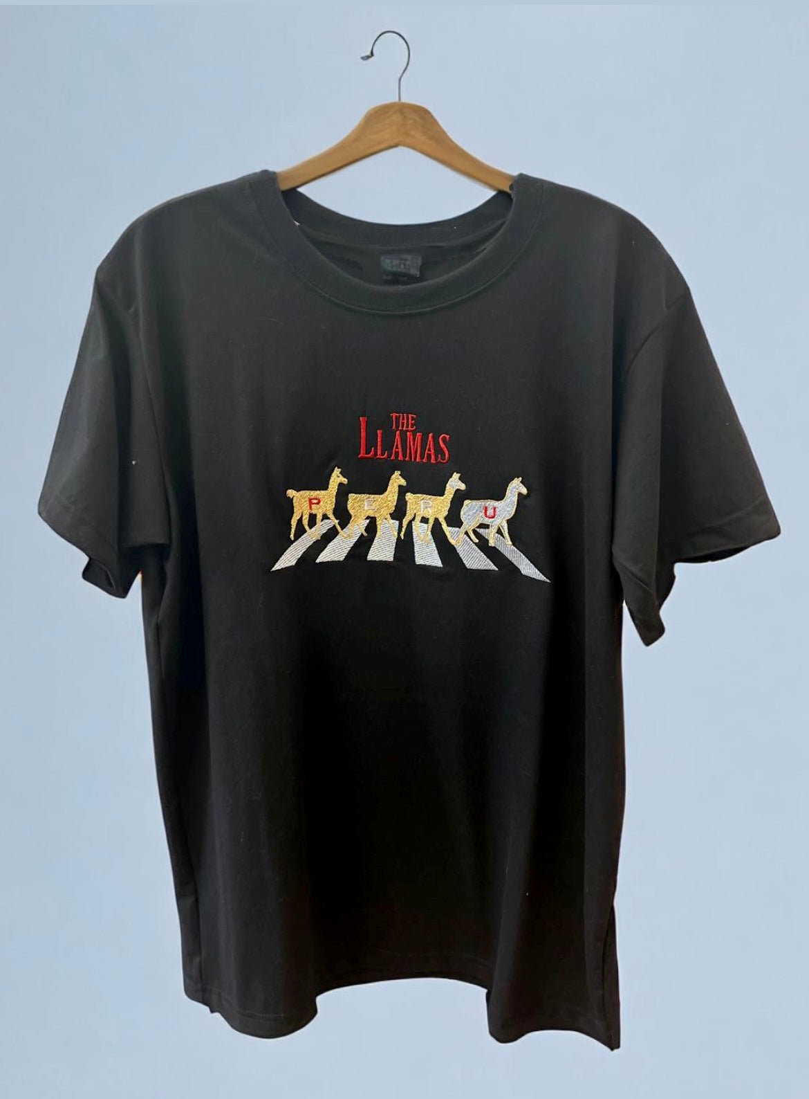 “The Llamas” Embroidered T-Shirt