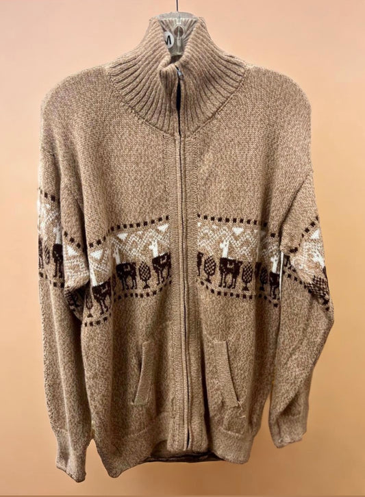 Alpaca Zip-Up Hoodie