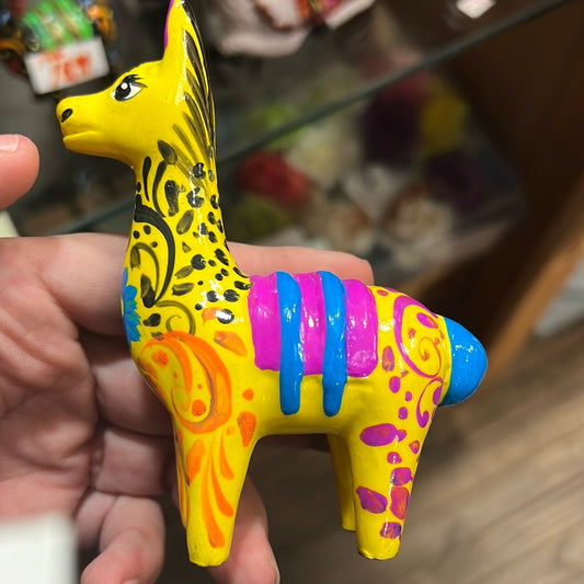 Ceramic Painted Llama